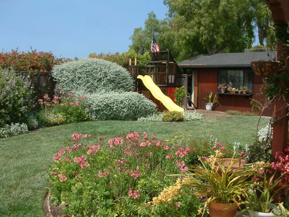 Yellow Slide and Play Area